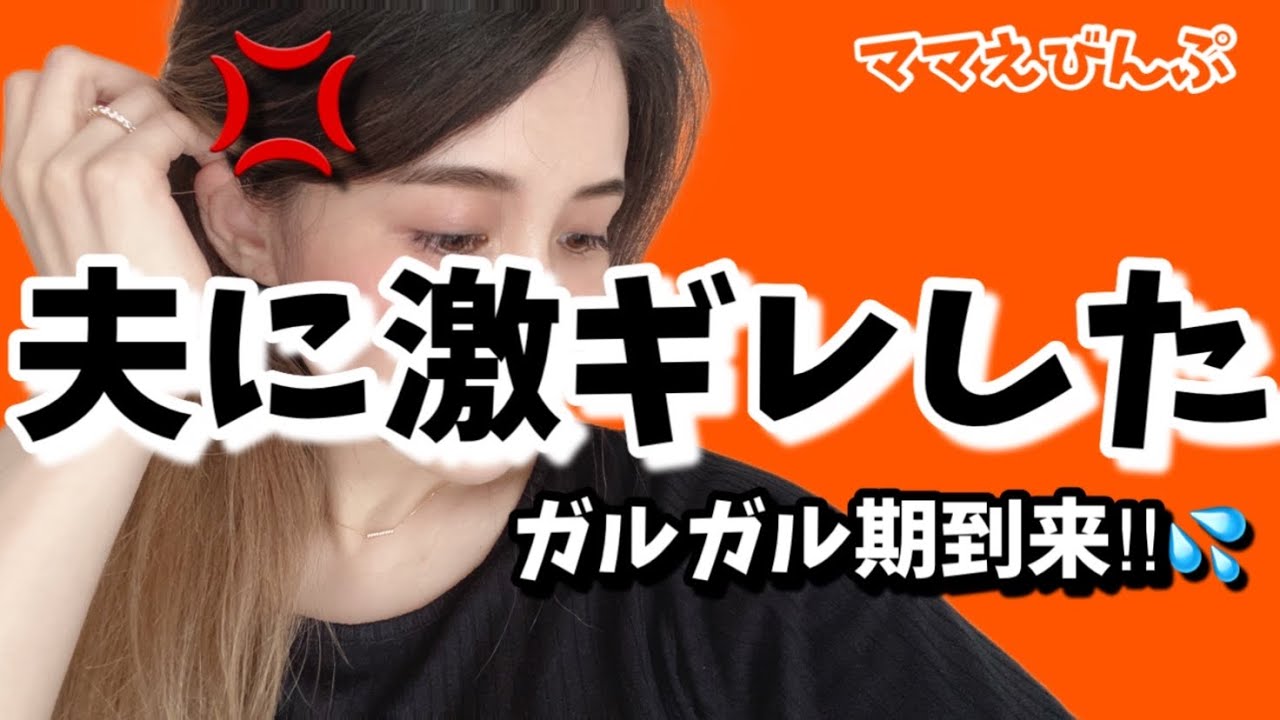 【産後３ヶ月】夫のデリカシーのない発言に大爆発【子育て・育児・えびんぷ】