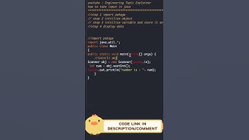 how to take input in java