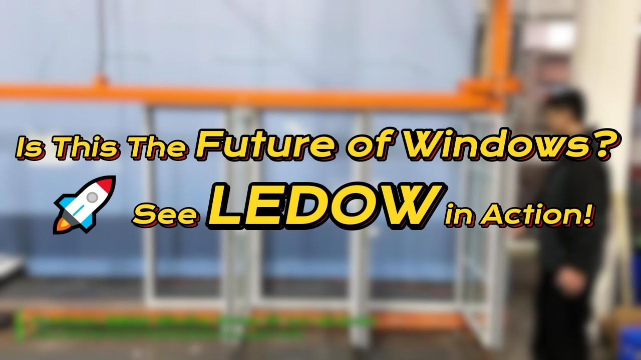 "LEDOW 3 Panels Tilt & Turn Windows – Modern, Durable & Customizable!