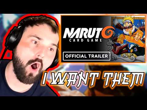 NARUTO FAN REACTS TO: NARUTO CARD GAME - Official First Look Trailer