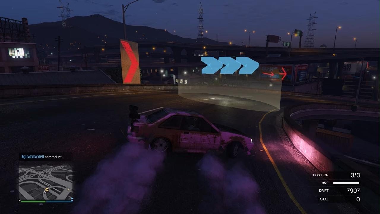 GTA Drift Race 311 - Highway Code