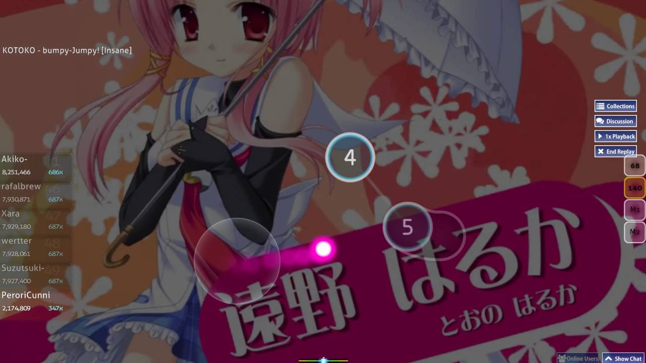 364pp : KOTOKO - bumpy-Jumpy! [Insane] +HD,DT (100.00%)