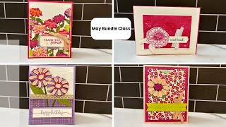 Episode 45: Flowering Zinnia Bundle Card Class