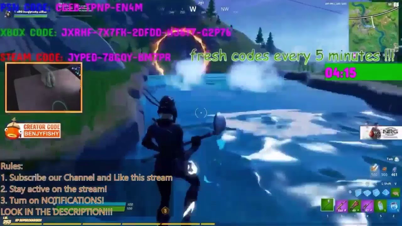 Stream Recharge Code 🔴PSN / XBOX / STREAM CODES GIVEAWAY| V BUCKS GIVEAWAY - YouTube