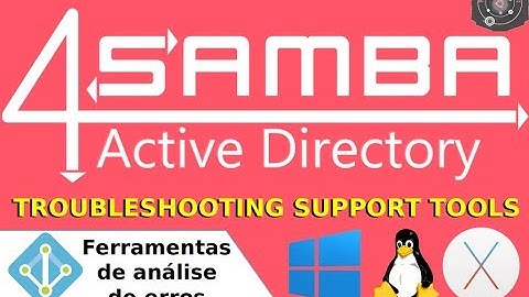 🗂 AULA BÔNUS: Troubleshooting do SAMBA 4 com o Support Tools e Sysinternal SAMBA 4 Level 2