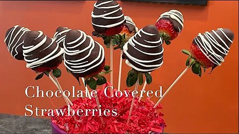 Chocolate Covered Strawberry Bouquet | For Beginners