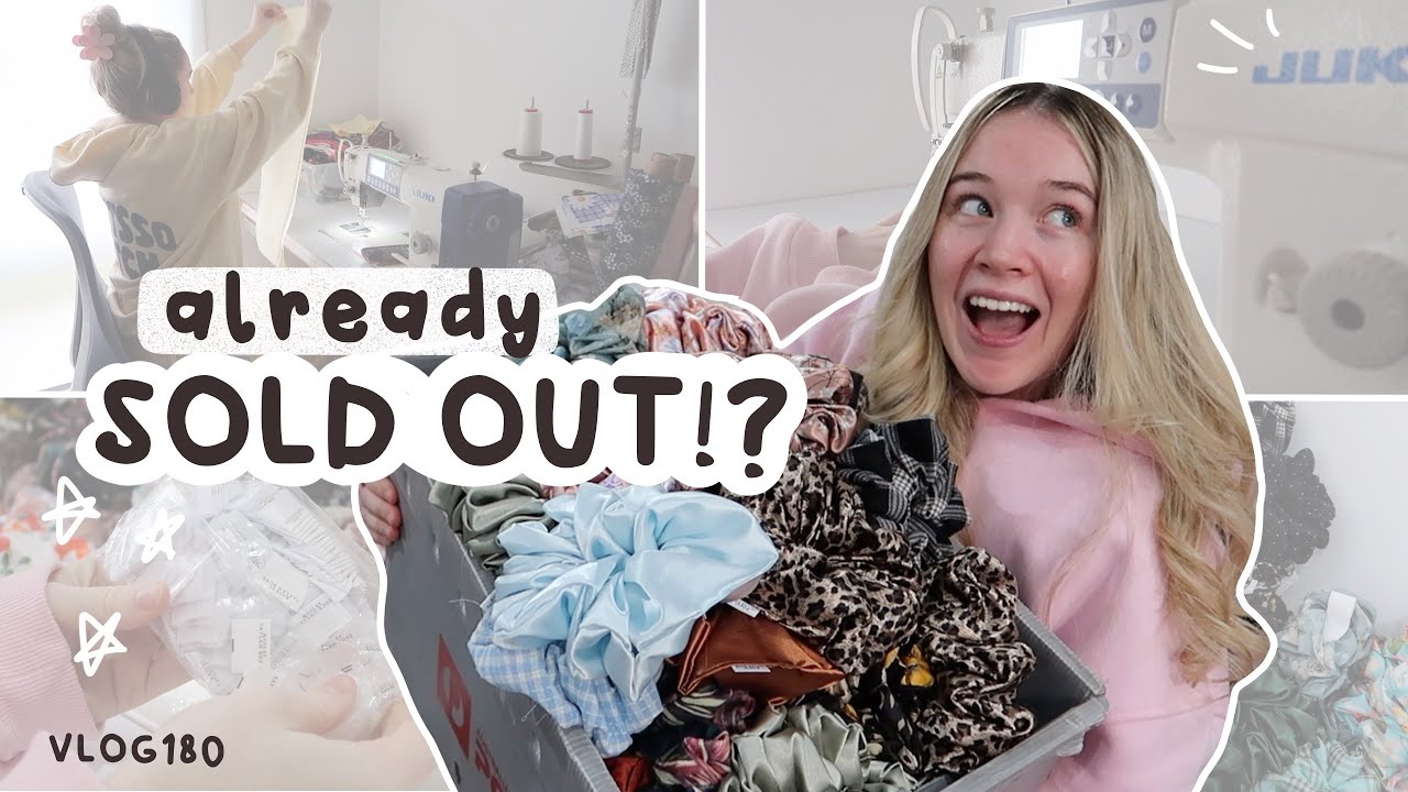 restocking my makeup bags and XL scrunchies + lots of chats and surprises VLOG180