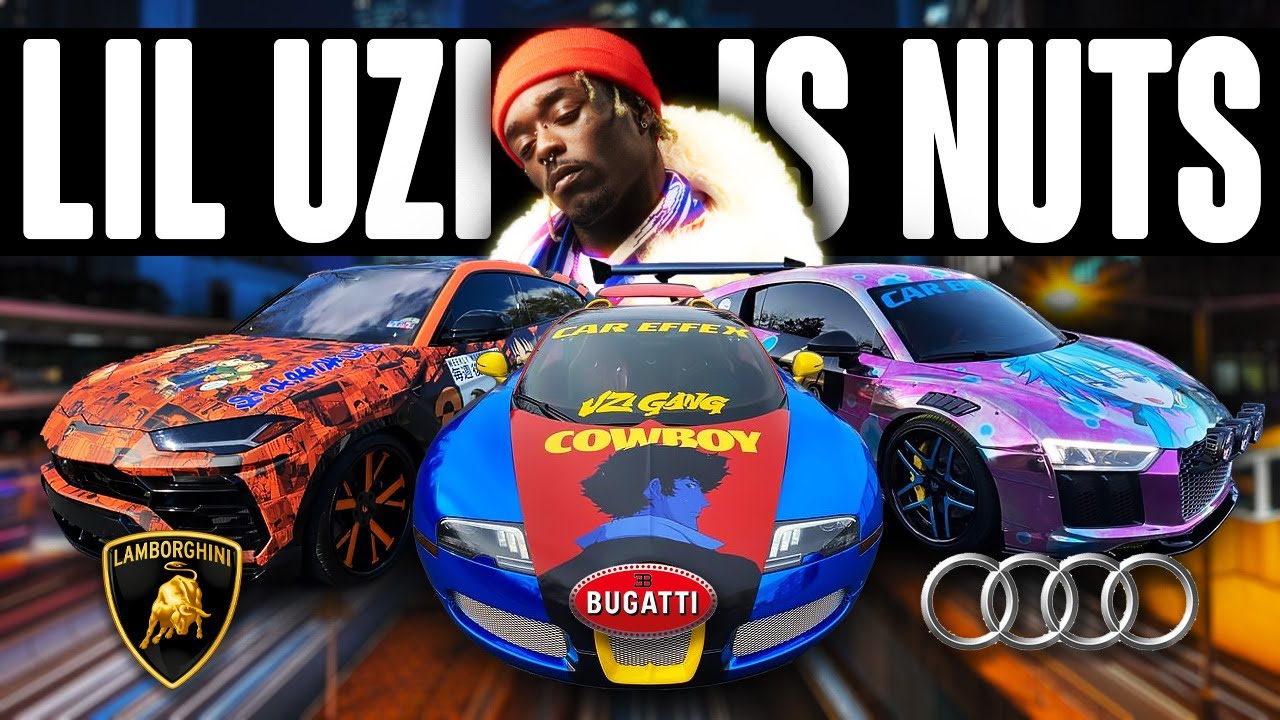 Rapper Lil Uzi Vert Has a Crazy Audi R8 With Chrome Anime Wrap