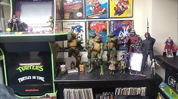 Shredder and foot soldier and turtles from neca 1/4 scale figures 2022