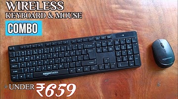 Amazon Basics Wireless keyboard and mouse 🤩 Best for Budget Gaming PC ⚡