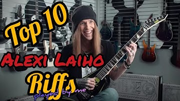 Top 10 Alexi Laiho Riffs