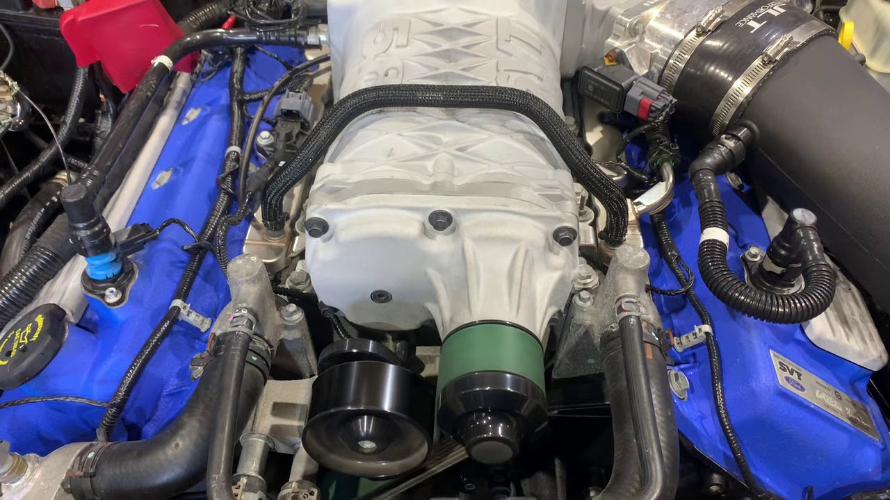 1703 2014 Ford Mustang Shelby GT500 5.8L trinity engine kit 662hp 6 speed manual transmission video