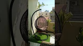 Balcony Designing With Swing Jhula