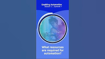 What resources are required for automation?