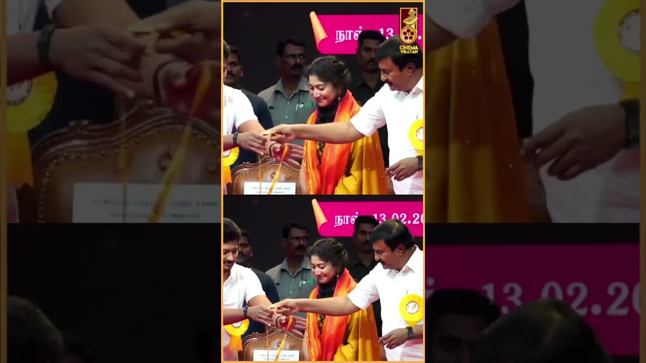 Sai Pallavi recieving Tamilnadu State Film Awards! | சாய் பல்லவி | 