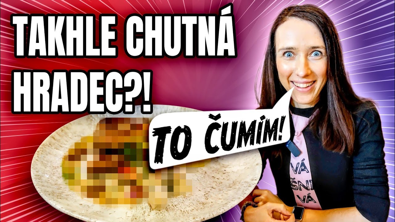 ZKUSÍM JAK CHUTNÁ HRADEC! BUDE TO MAZEC? #hradeckralove #jídlo #restaurace