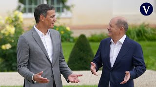 Sánchez y Scholz comparecen tras la cumbre hispano-alemana en Galicia