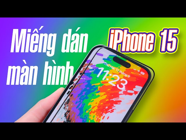 Trên tay miếng dán và ốp camera được cho là của iPhone 15 series