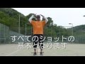グラウンドストロークまるごと動画(フォアハンド、バックハンド、スピン、スライス、コース打ち)