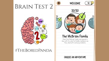 Brain Test 2 The McBrain Family All Levels #TheBoredPanda