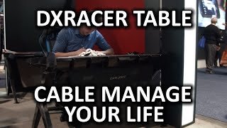 DXRacer Gaming Table Prototype - CES 2015