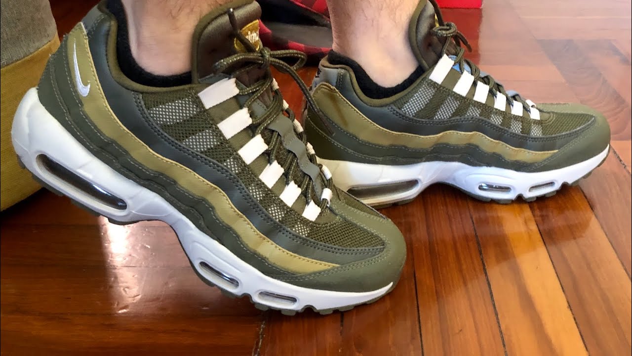 nike 95 olive