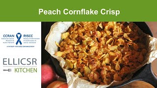 Peach Cornflake Crisp