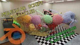 Molecular Script Particle Simulation - Silly String & Forcefields by Blender Rookie 1,106 views 3 months ago 2 minutes, 36 seconds