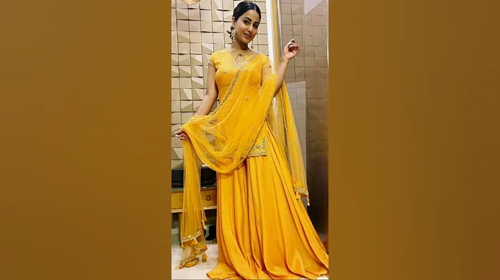 Latest sharara dress for haldi||#shorts #dress #sharara #viral#shorts