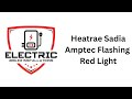 Heatrae Sadia Amptec Flashing Red Light