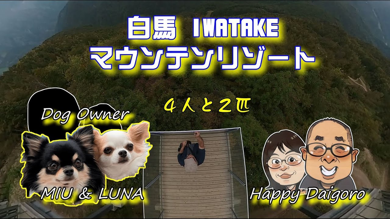 【白馬岩岳マウンテンリゾート】白馬/軽井沢観光#1　ワンちゃん連れで遊んできました！