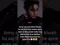army maine first time india mai poster dekha hai💜💜💜 😭😭 yesterday ko apne eyes se dekha hai 😭😭 #army