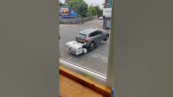 Robot Removes Car From Disabled Parking || ViralHog