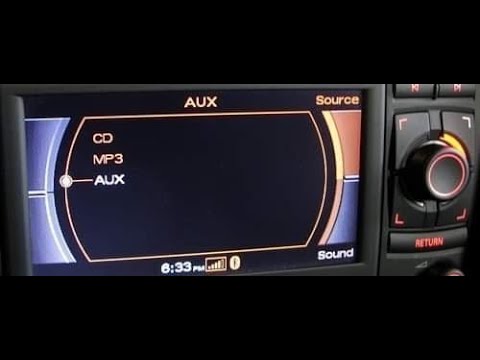 Audi RNS E bluetooth adapter instalation  coding AUX