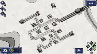 Railbound ( Level #-4 | Hard 2D Puzzle Game ) | Tutorial and Gameplay