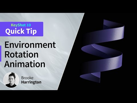 KeyShot Quick Tip - Environment Rotation Animation
