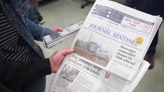 The last Journal Sentinel newspaper printed in Milwaukee