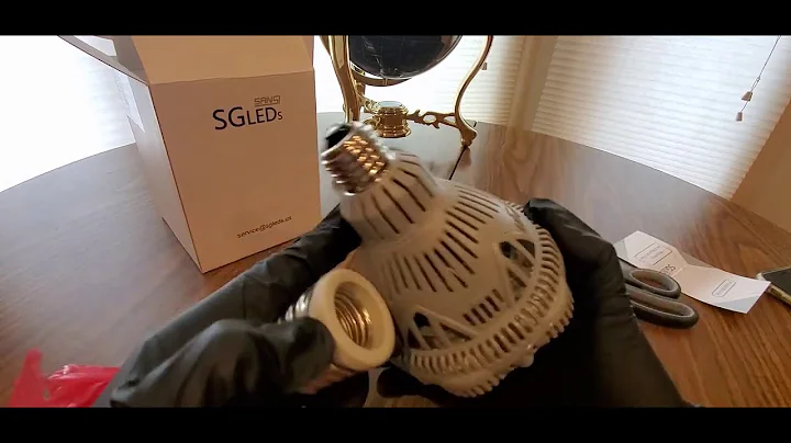 5000K LED Flood Light Bulb with E29 to E39 Adapter, SGLEDs (EPISODE 2995) Amazon Unboxing Video