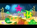 Bedtime Lullaby and Calming Undersea Animation: Baby Lullaby. Sleep music and sea fish