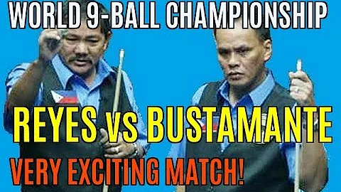 EFREN REYES vs BUSTAMANTE World 9-Ball Championship.