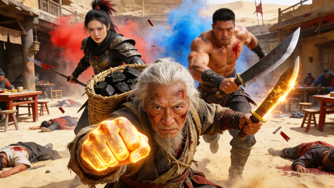 【FULL MOVIE】70歲賣炭老翁竟是天下第一刀客，一把砍柴刀輕鬆屠遍江湖各路高手