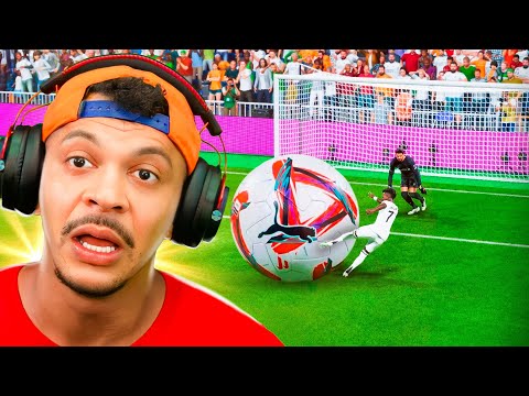 A BOLA FICOU GIGANTE NO EAFC 25 😂😱 (engraçado demais)