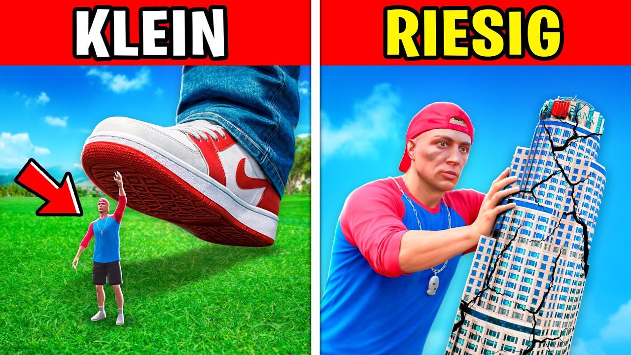 Ich WACHSE Jede Minute +1 METER in GTA 5!