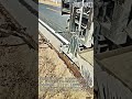 最新の建設機械による道路の縁石施工プロセス #Road #Construction #Machinery #Infrastructure #Concrete