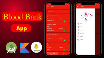 Blood Donation app Using Android Studio Kotlin & Firebase