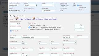 Creating A Consignment Unit in Lizzy
