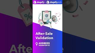 Address-Validation Extensions on ThankYou & Order Status Page #shopify #addressverification