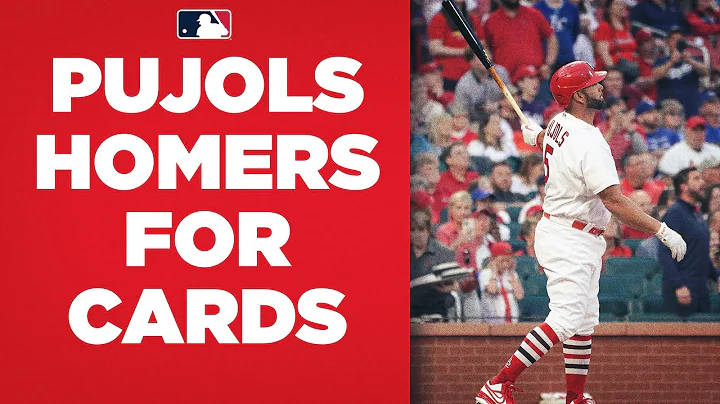 Albert Pujols is BACK to hitting homers for the Ca...