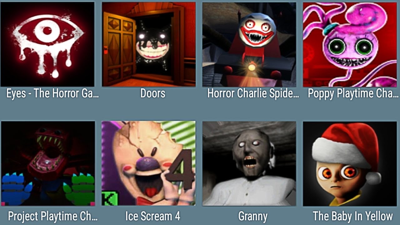Eyes Horror Games,Doors,Horror Charlie Spider,Poppy Playtime Chapter 2,Project Playtime Ch2