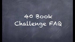 40 Book Challenge